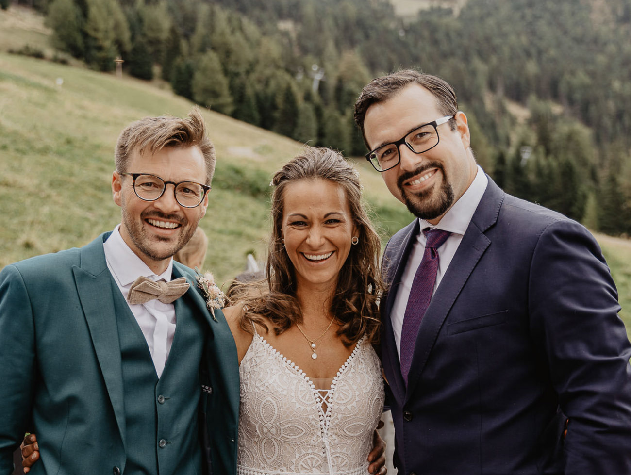 Vorbereiteter Trauort für eine freie Trauung in Tirol